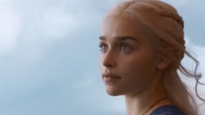 Daenerys Stormborn of House Targaryen, Mother of Dragons, but you can call her Khaleesi