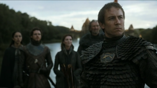 Edmure, not so good with the shooting of the arrows